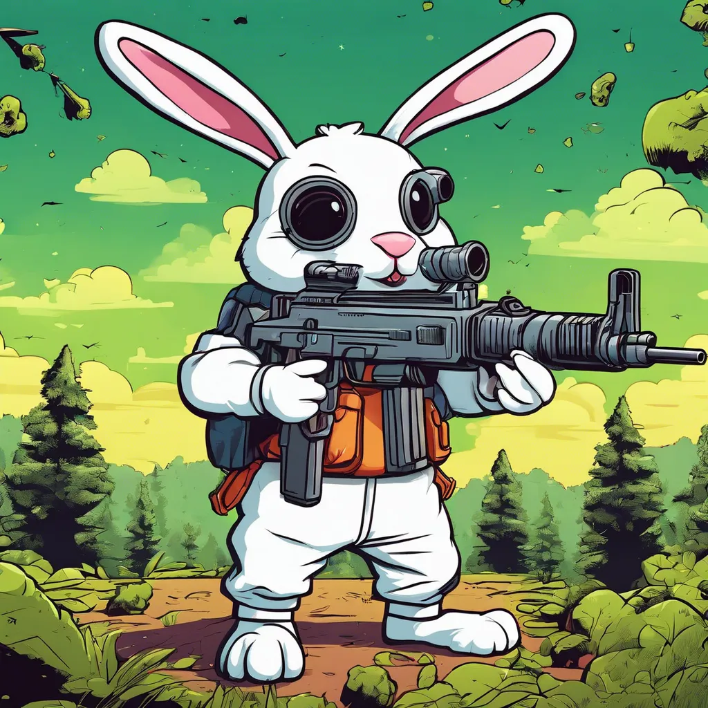 ai nft image of bunny 2