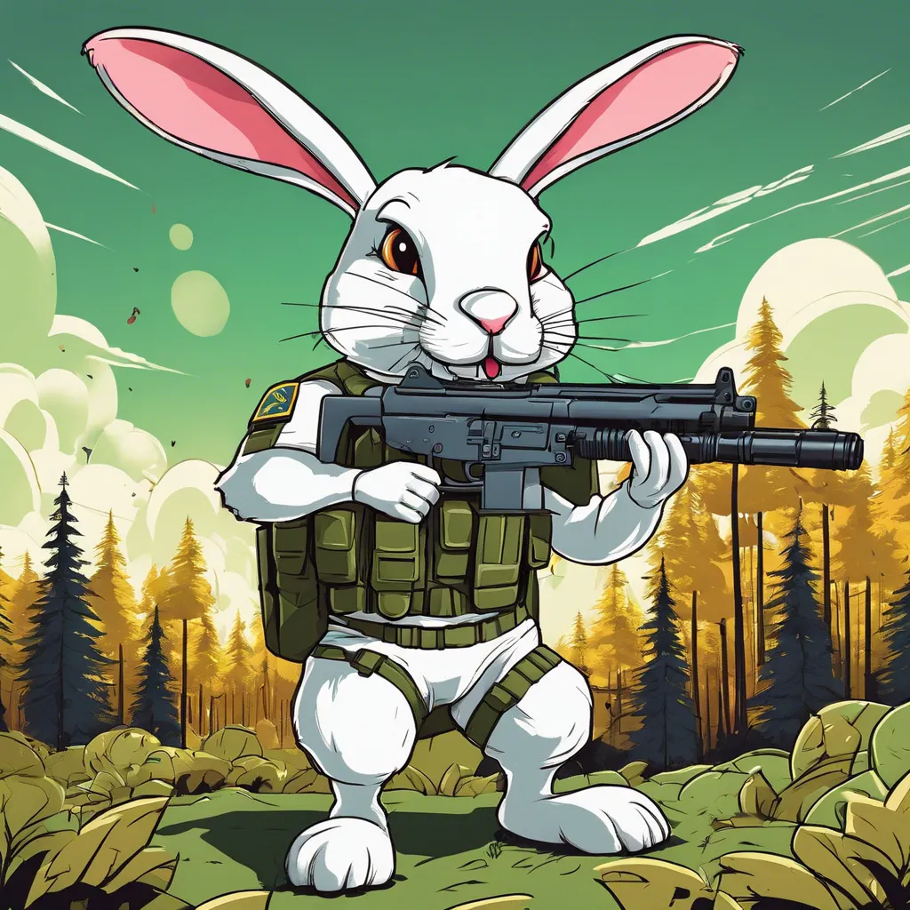 ai nft image of bunny 9