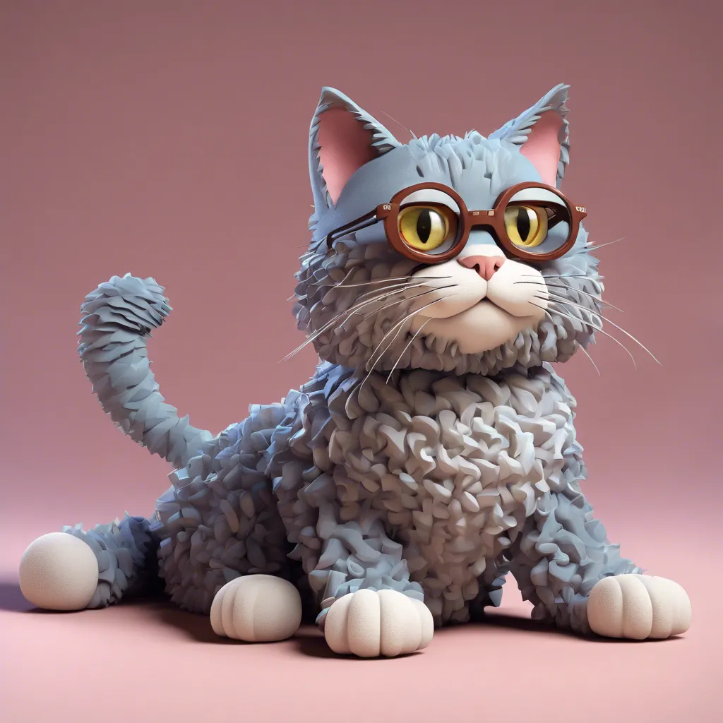 ai nft image of cat 9