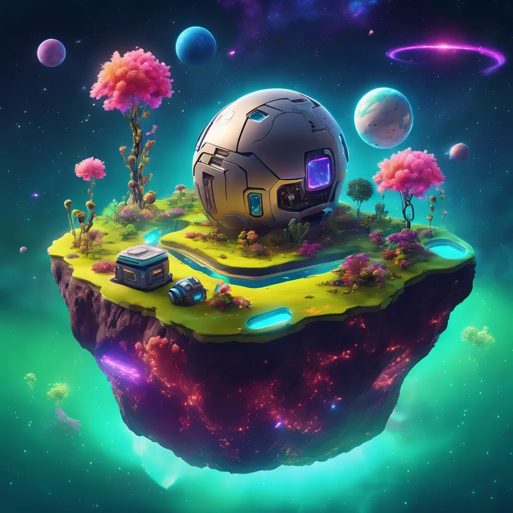 ai nft image of 3d world 5