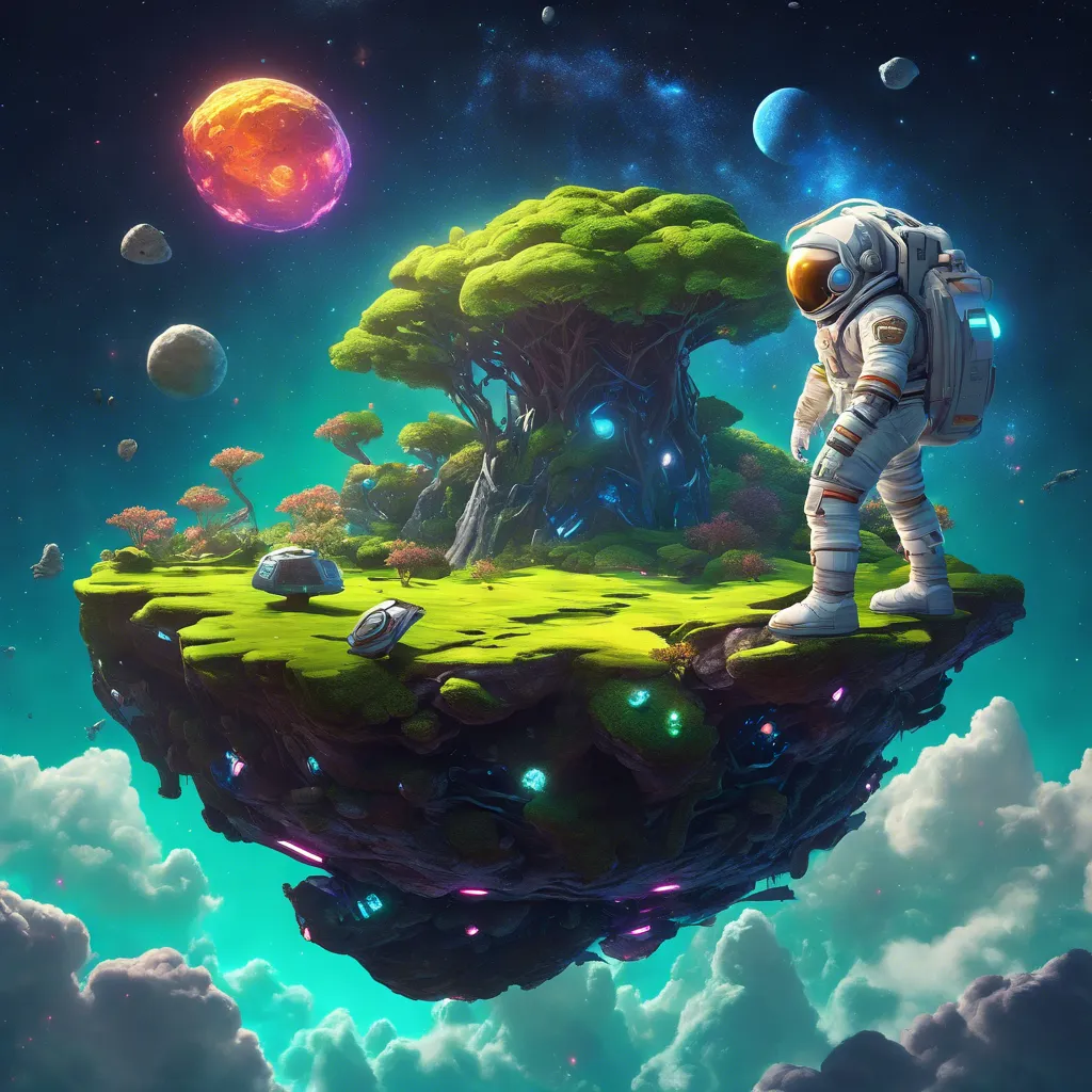 ai nft image of 3d world 9